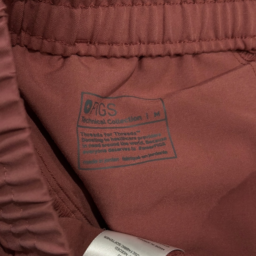 Figs women’s high waisted mauve LILLE tapered pant medium limited edition - Picture 4 of 5